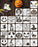 24PCS Small Halloween Stencils for Painting on Wood, 3x3 inch Halloween Pumpkin Stencils Reusable for DIY Ornaments Halloween Decoration