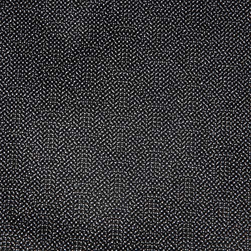 3 Pieces Fusible Interfacing Non-Woven Lightweight Polyester Interfacing (Black, 20 Inch x 3 Yards)