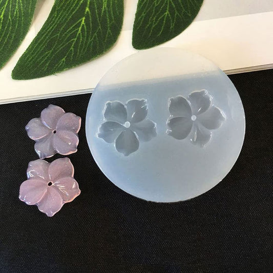 5 Pcs Mini Flower Resin Mold Resin Jewelry Molds Cute Resin Molds Jewelry Making Tools Casting Molds for DIY Craft Jewelry Pendants Making Tool