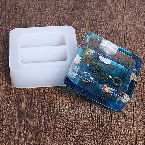 2 Packs Square Ashtray Molds for Resin Casting Silicone Molds for Ashtrays DIY Resin Art Molds for Epoxy Resin