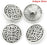 JGFinds Sewing Shank Button - 40 Pack, 2 Vary Designs, 20 of Each, Celtic Knots, Single Shank on The Back, Sewing and Jewelry Making Supplies, Decorative Blazer Clothes Luxury Buttons for Crafts