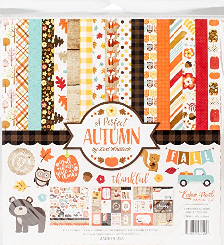 Echo Park Paper Company APA132016 A Perfect Autumn Collection Kit