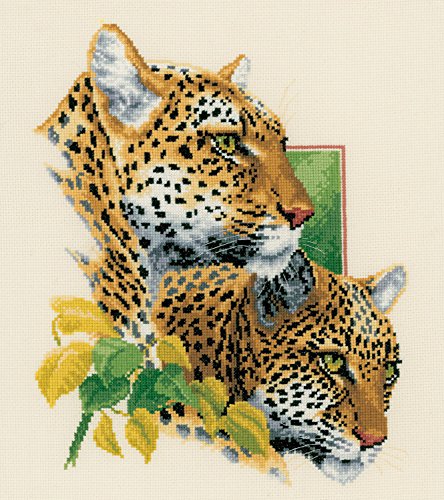 Leopard Pair - Cross Stitch Kit