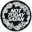 Not Today Satan (Black&White) Patch Funny Slogan Joke Rockabilly Embroidered Biker Patch Biker Iron on/Sew on Patch