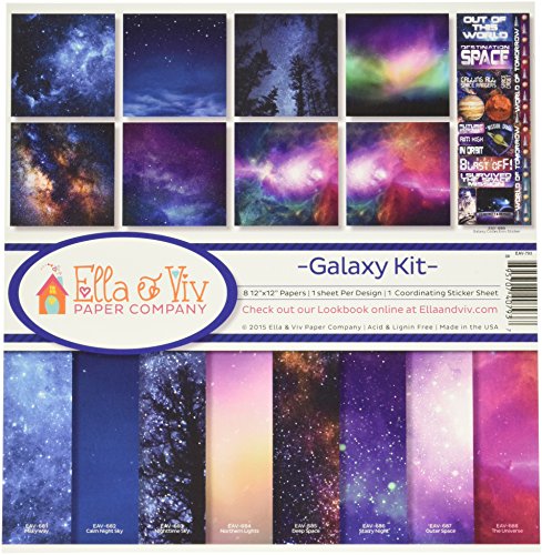 Ella & Viv by Reminisce EAV-793 Galaxy Scrapbook Collection Kit