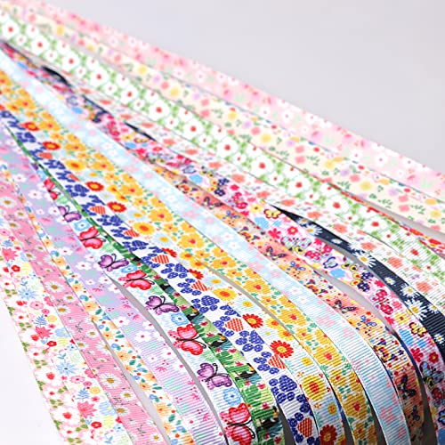 QingHan 3/8" Grosgrain Ribbon for Gifts Wrapping Crafts Boutique Fabric Ribbon 160yd (80x2yd)