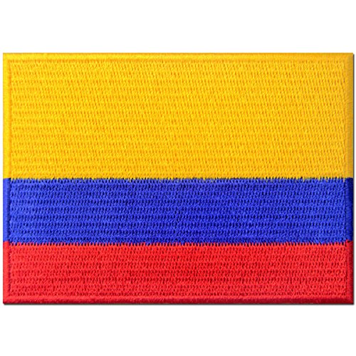 Colombia Flag Embroidered Patch Colombian Iron On Sew On National Emblem
