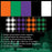 AnyDesign 9 Sheet Halloween Heat Transfer Vinyl Orange Purple Green White Black Buffalo Plaids HTV Iron on Vinyl Adhesive Craft Vinyl for DIY Fabric Silhouette Hat Bag