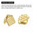 uxcell 500Pcs Ribbon Crimp Clamp Ends, 6mm Bookmark Pinch Cord End Clasps for DIY Craft Making, Gold Tone
