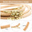 5 Pieces Embroidery Hoop Set, Cross Stitch Hoops Ring 5 Inch/6 Inch/7 Inch/8 Inch/9 Inch Natural Beech Wooden Hoops Frames for Christmas Ornaments Decoration and Art Craft Handy Sewing