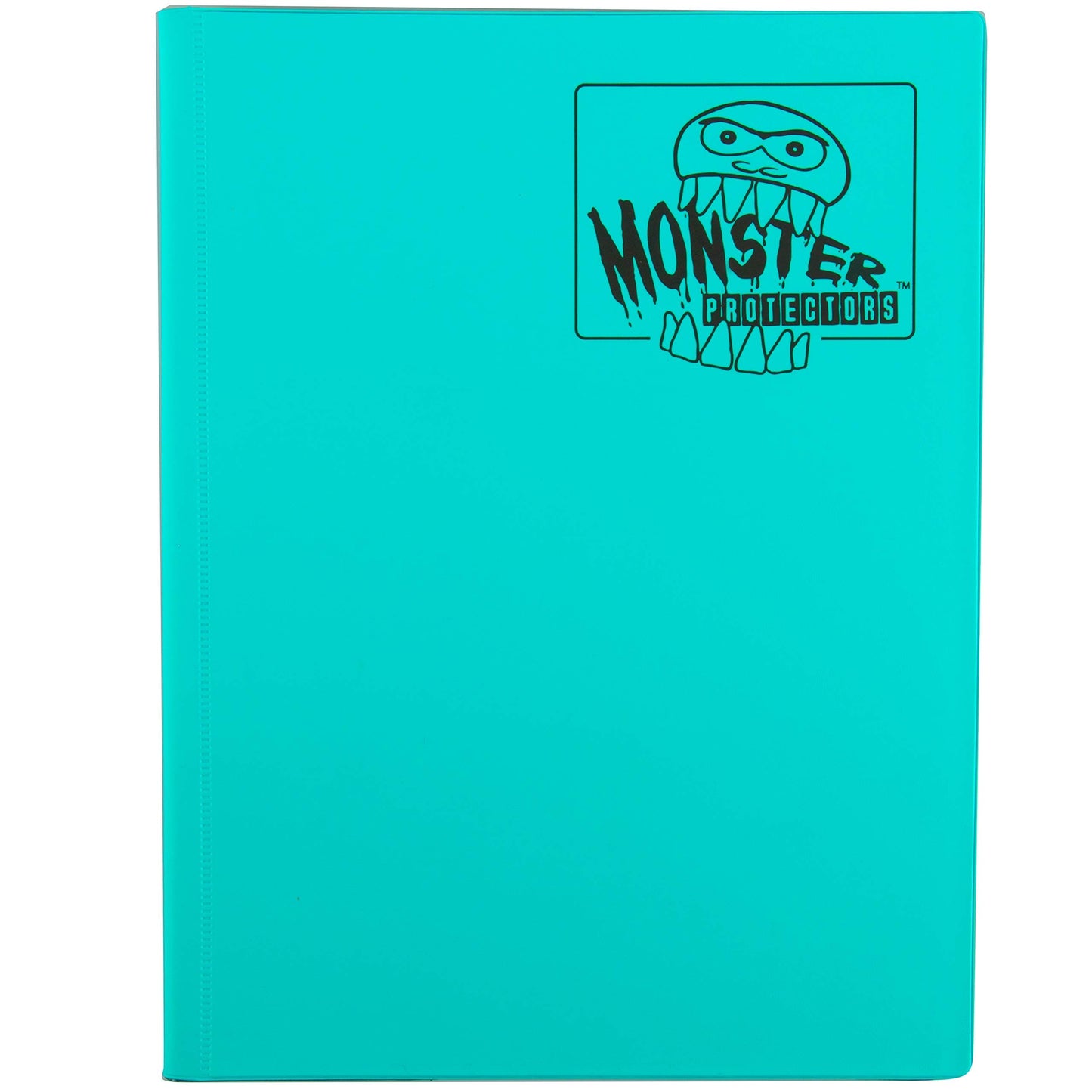 Monster 9 Pocket Trading Card Album- 20 Side Loading, Theft Deterrent, Padded Pages that Hold up to 360 cards - compatible with Yugioh, MTG, Magic The Gathering, Pokémon & Sport Cards - Matte Teal