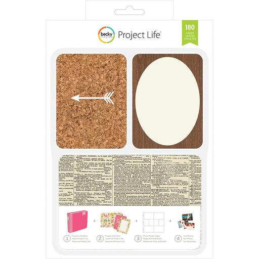 Becky Higgins 380343 Project Life Value Kits-DIY Shop (180 Pieces)