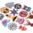 Butie 15pcs Assorted Styles Embroidered Patches, Sew on / Iron on Patches, Applique for Clothes Dress Pants Hats Jeans, Sewing Flowers Applique DIY Accessory(Hybrid Patch)