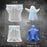 2 Pcs Ghost Candle Mold Halloween Resin Casting Silicone Mold for DIY Aromatherapy Candles Wax Plaster Polymer Clay Decoration