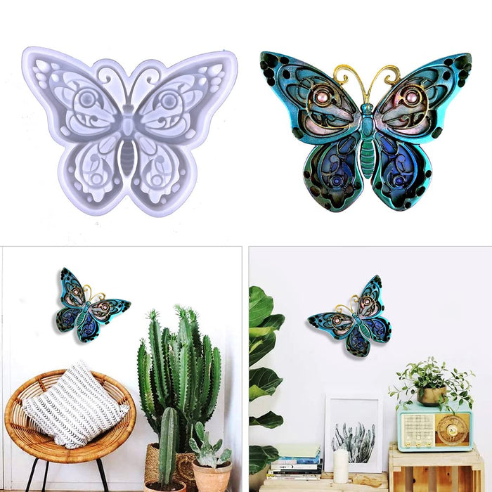 Butterfly Epoxy Resin Molds, Large Animals Silicone Resin Molds, Halloween Decor Mold for Wall Hanging, Home Decoration, Christmas Gifts(Butterfly)