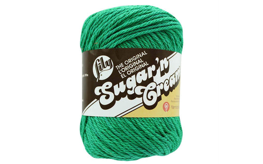 Sugar'N Cream Yarn - Solids-Mod Green