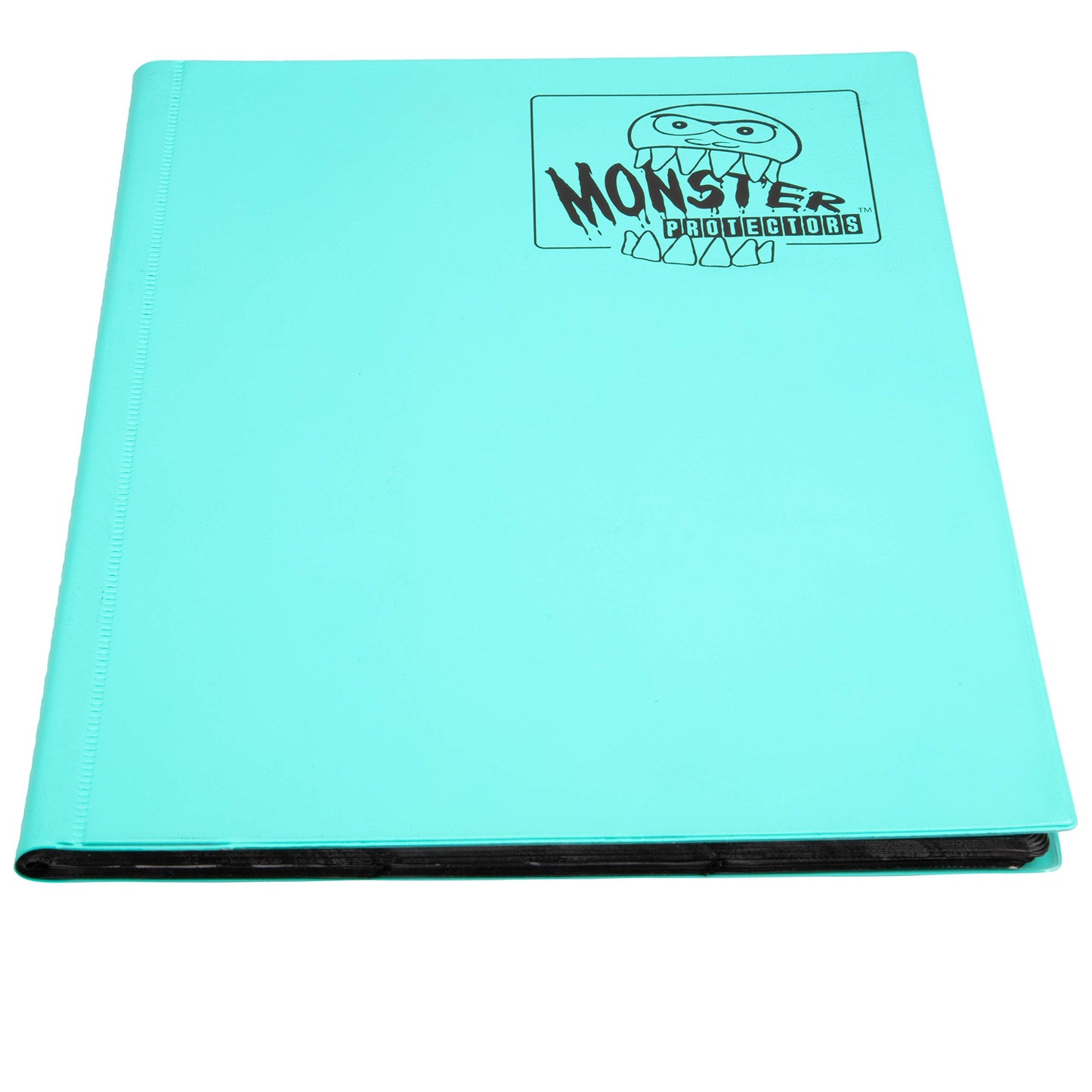 Monster 9 Pocket Trading Card Album- 20 Side Loading, Theft Deterrent, Padded Pages that Hold up to 360 cards - compatible with Yugioh, MTG, Magic The Gathering, Pokémon & Sport Cards - Matte Teal