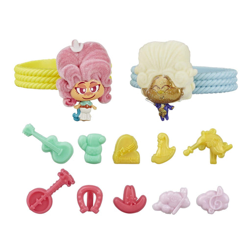 Trolls Hasbro DreamWorks Tiny Dancers Friend Pack with 2 Tiny Dancers Figures,2 Bracelets,and 10 Charms,Toy Inspired by The Movie World Tour