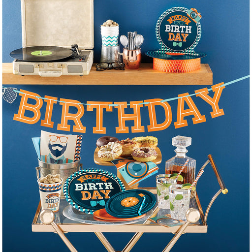 Creative Converting Hipster Birthday Centerpiece, 1 ct